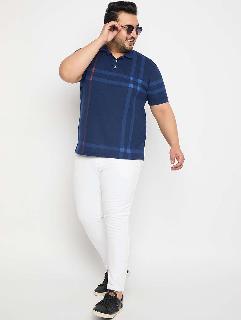 men polo neck front print t-shirt - 21115990 -  Standard Image - 2