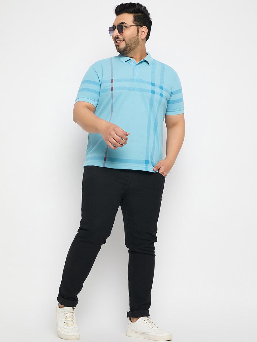 men polo neck front print t-shirt - 21115992 - Standard Image - 2