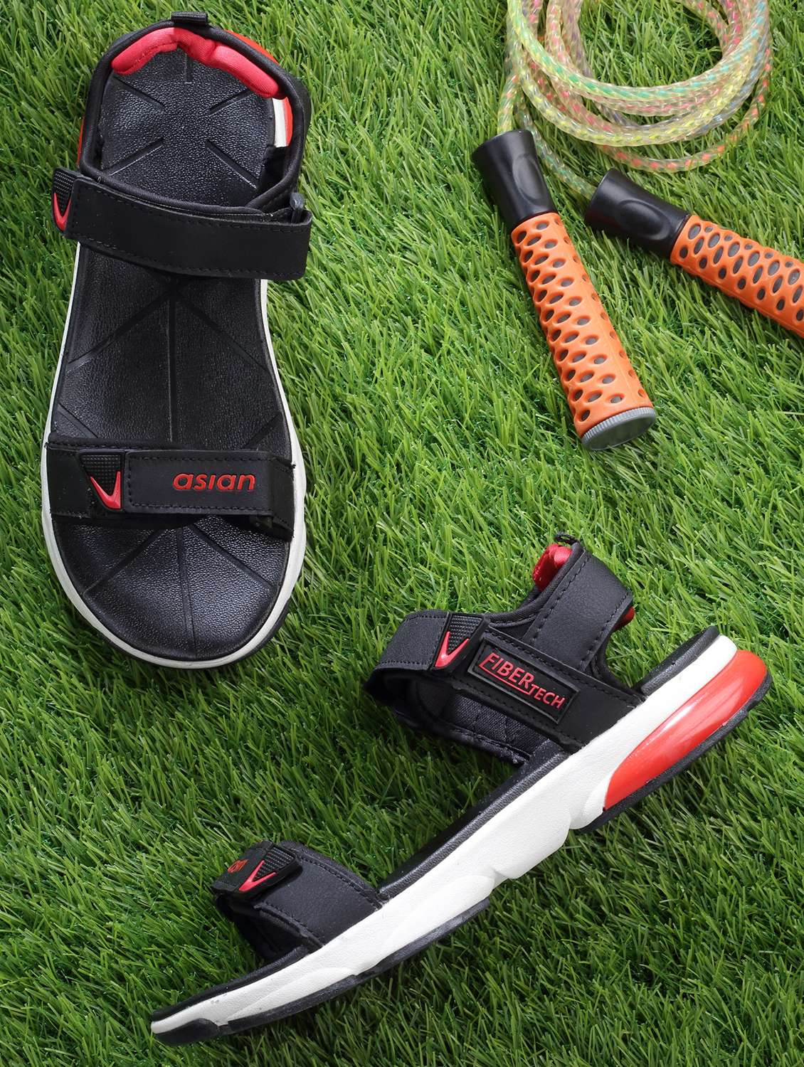 men black back strap floater - 21116355 - Zoom Image - 0