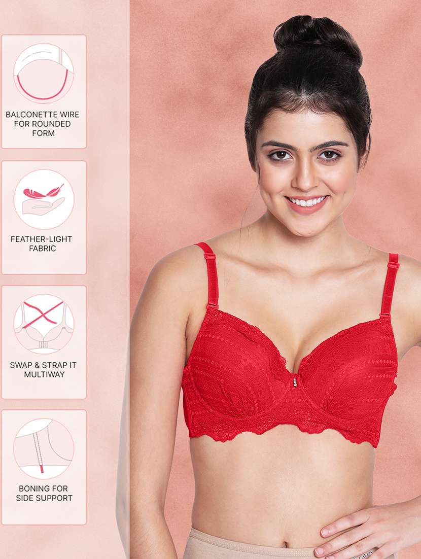 women lace detailed bra - 21116845 -  Standard Image - 2