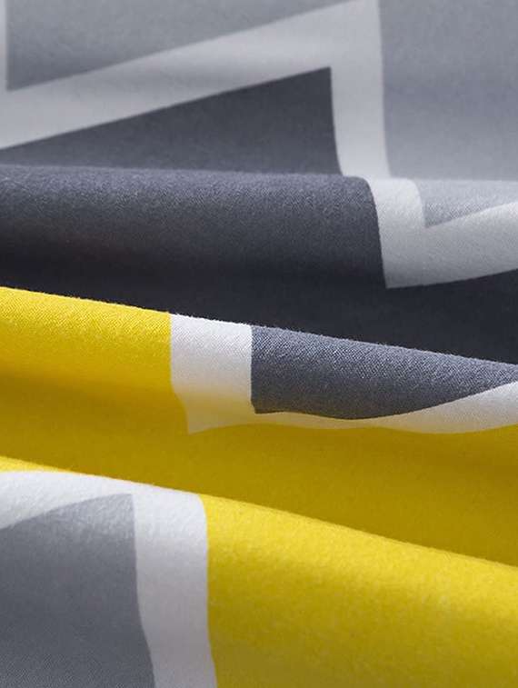 modefe polycotton printed double bedsheet with 2 pillow covers - 21116908 -  Standard Image - 2