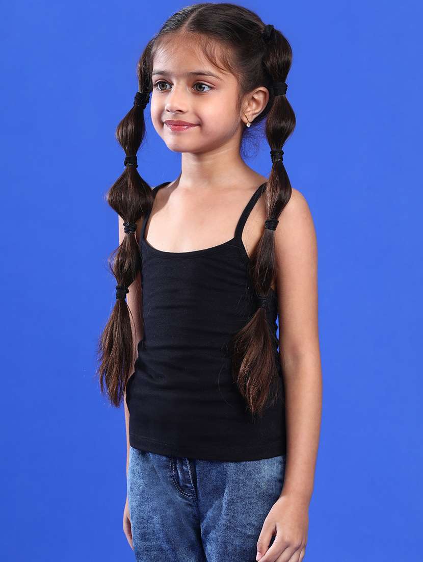 girls square neck solid spaghetti  - 21128729 -  Standard Image - 2