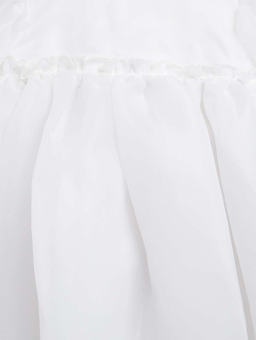 white solid frock - 21128767 -  Standard Image - 2