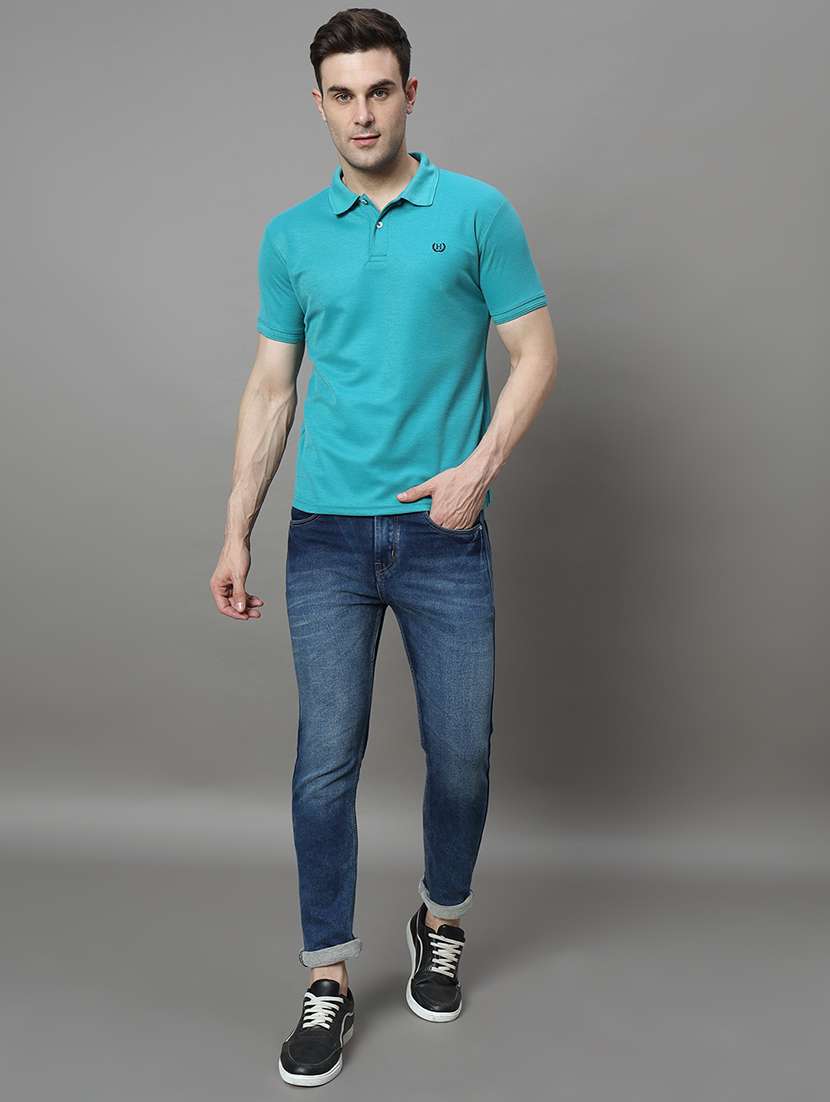 green polyester plain tshirt - 21128858 -  Standard Image - 2