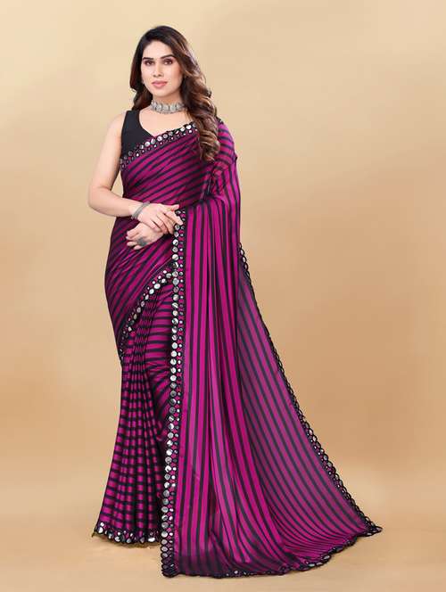 women printed saree with blouse - 21130242 - Standard Image - 0