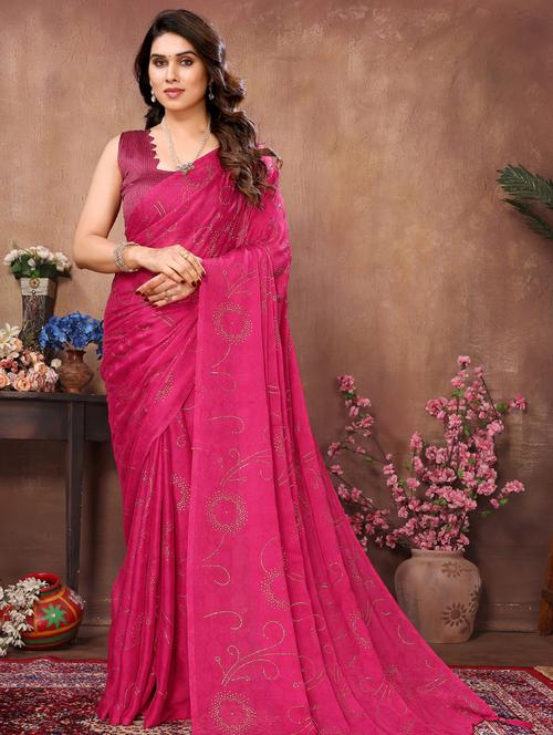 women embellished saree with blouse - 21130262 - Standard Image - 0