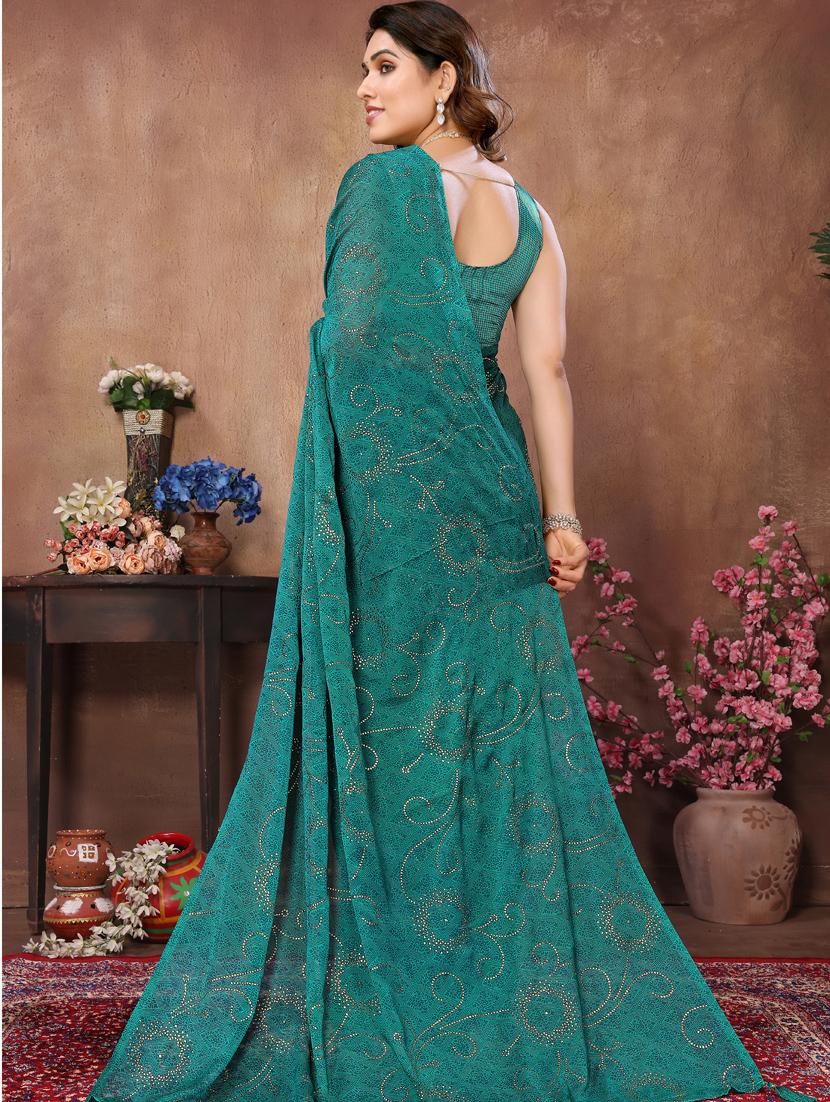 women embellished saree with blouse - 21130264 - Standard Image - 2