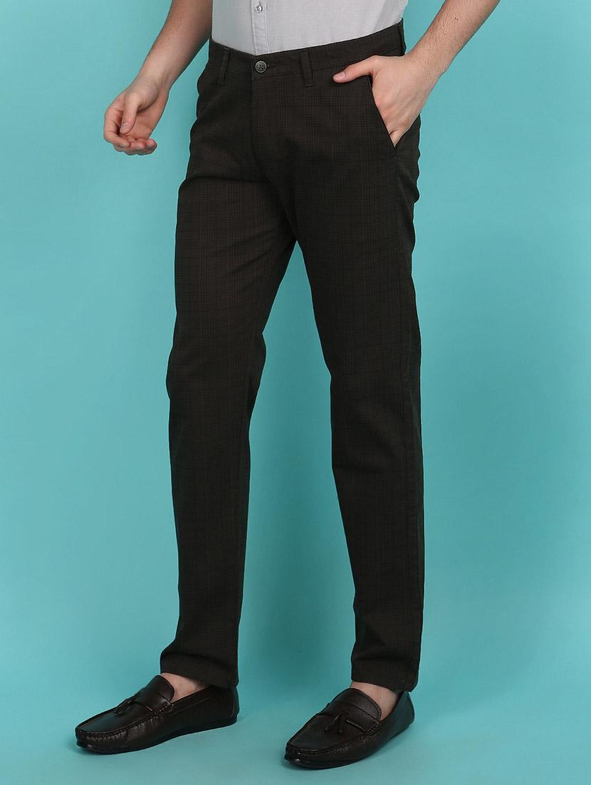 brown cotton casual trouser - 21130468 - Standard Image - 2