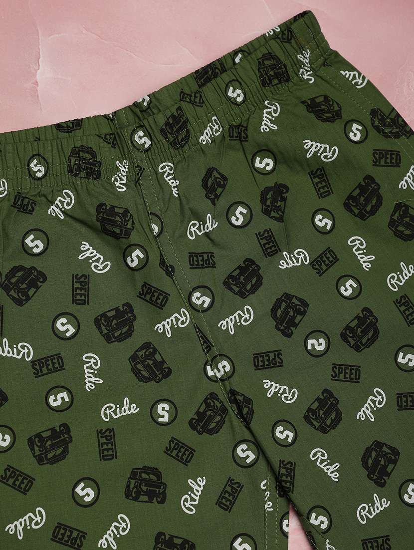 pack of 2 mid rise printed shorts - 21130493 -  Standard Image - 2