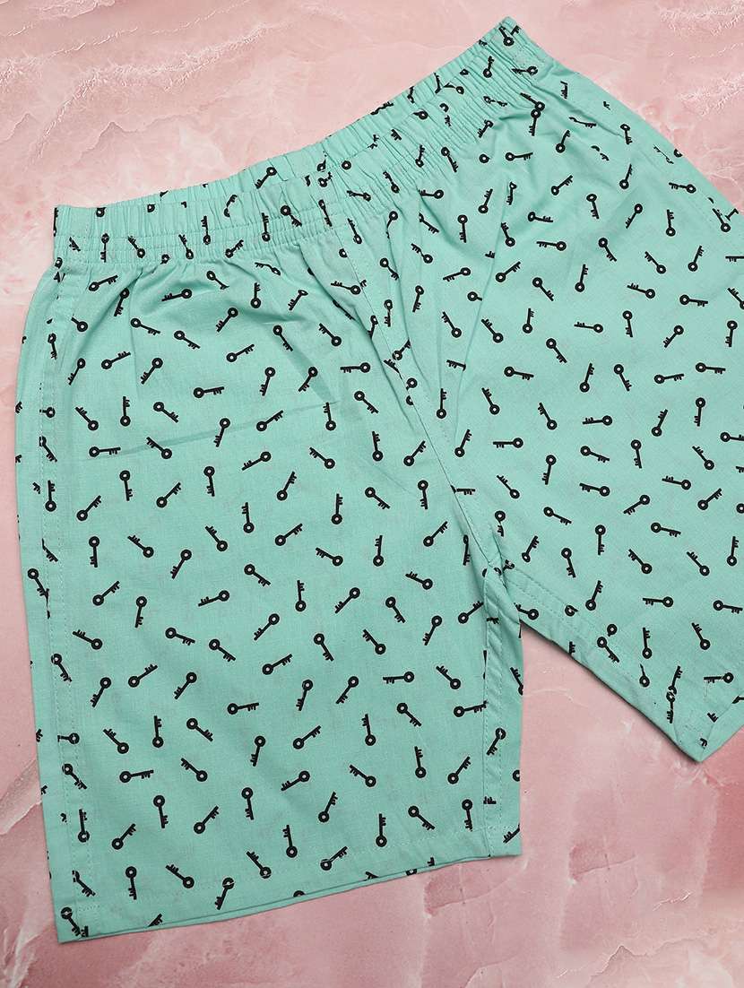 pack of 2 mid rise printed shorts - 21130494 -  Standard Image - 2