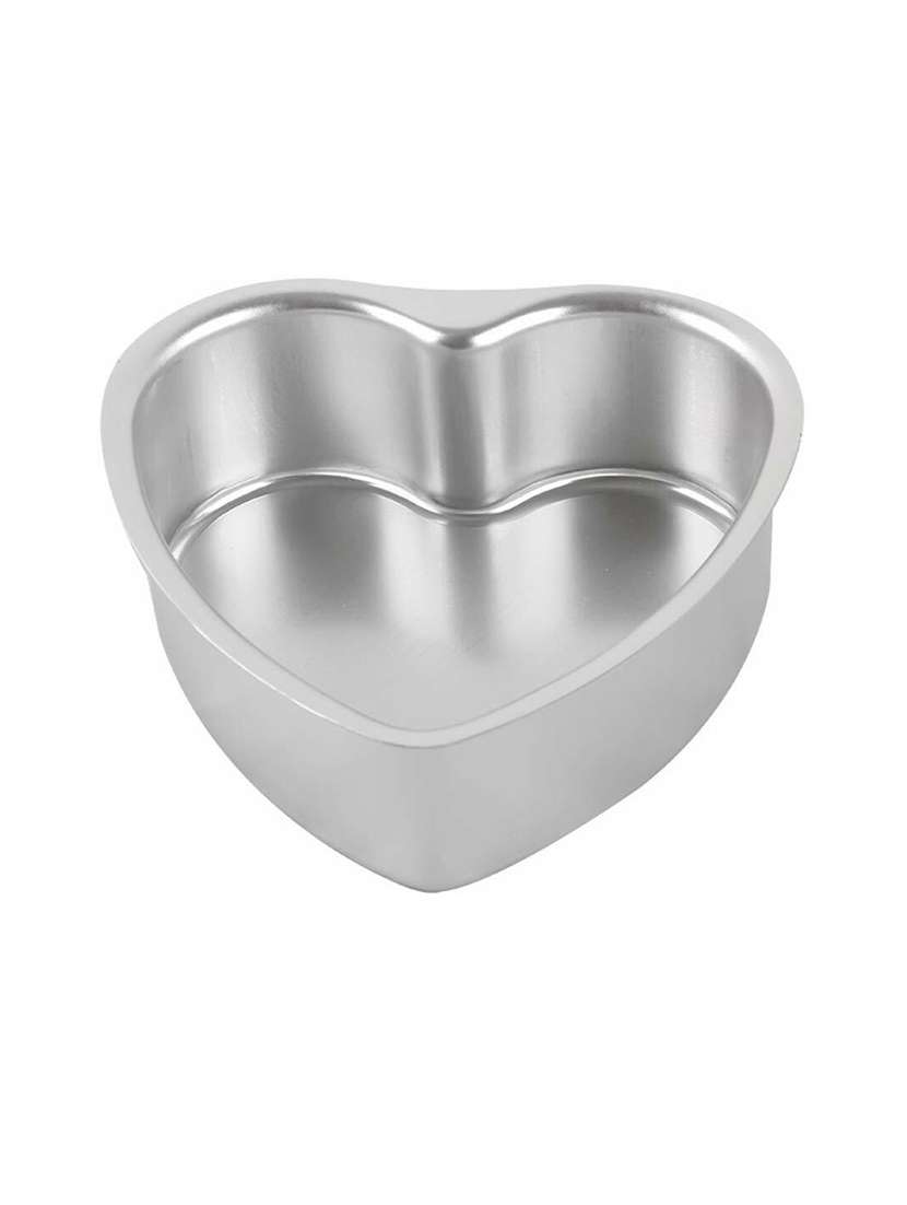heart shape aluminium baking cake mould | cake pan | cake pot (7x2 inch) - 21130704 -  Zoom Image - 0