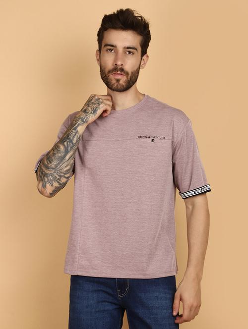 pink cotton plain t-shirt - 21130978 -  Standard Image - 0