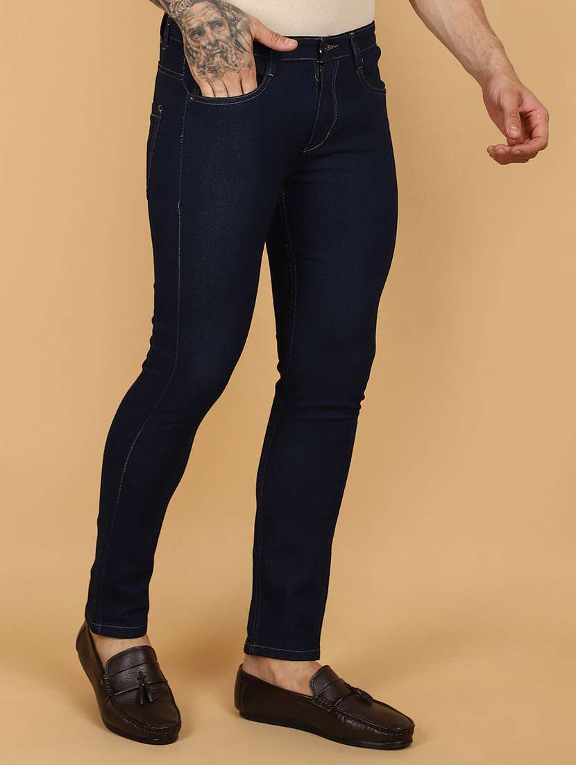 navy blue denim jeans - 21131014 -  Standard Image - 2