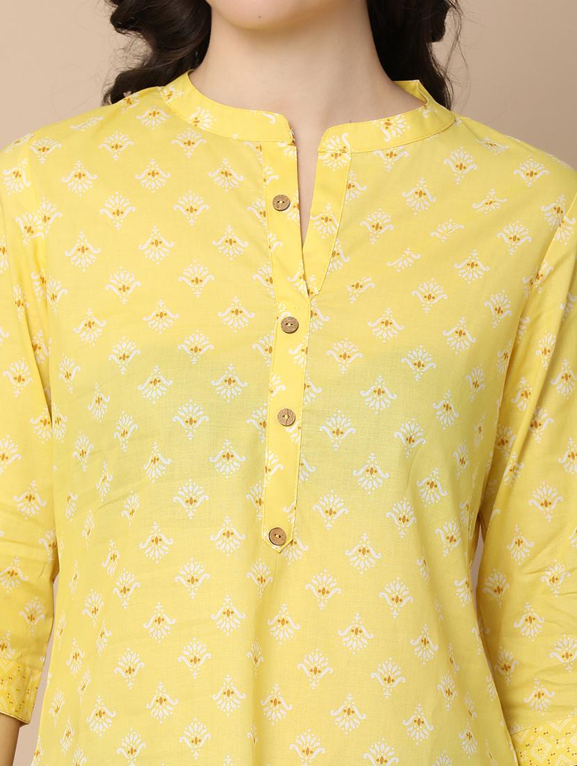 women three quarter sleeve straight kurta - 21131079 - Standard Image - 7