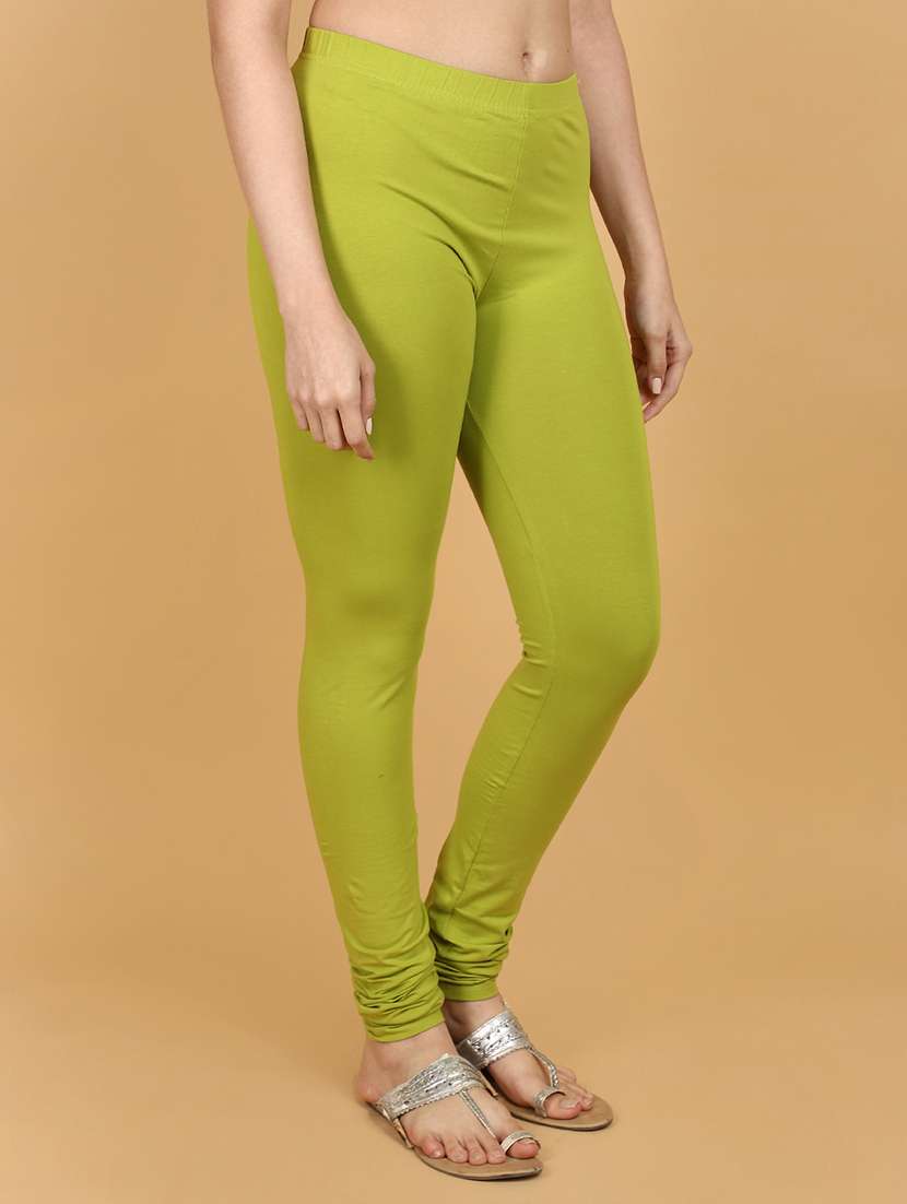 solid green cotton legging - 21131247 -  Standard Image - 2