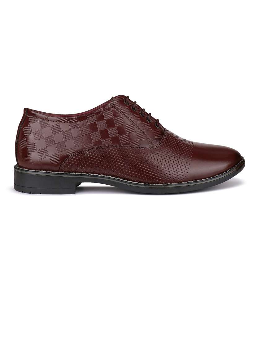 brown lace-up slip on shoes - 21132220 - Standard Image - 2