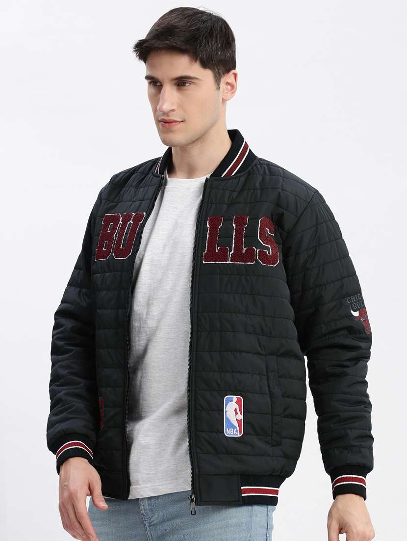 black nylon quilted & puffer jacket - 21132354 -  Standard Image - 2