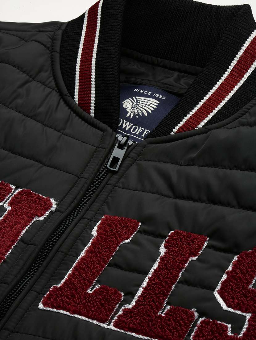 black nylon quilted & puffer jacket - 21132354 -  Standard Image - 7