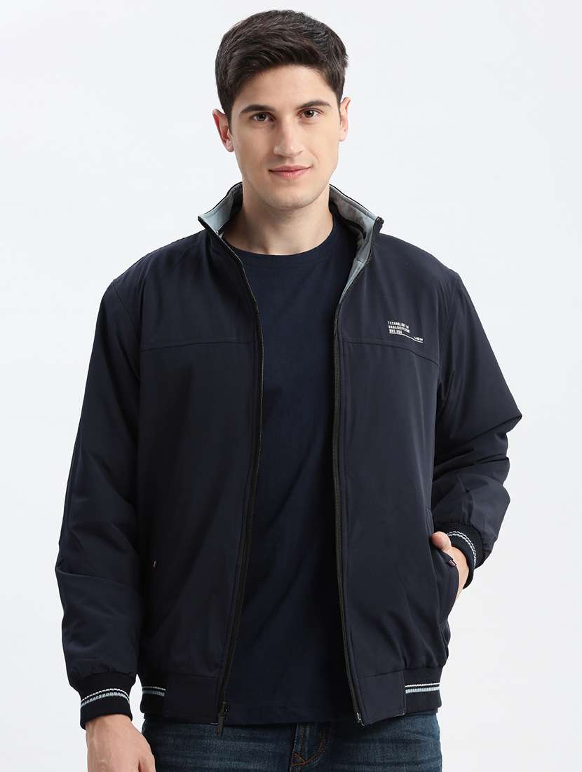 men long sleeve reversible bomber jacket - 21132358 -  Standard Image - 2