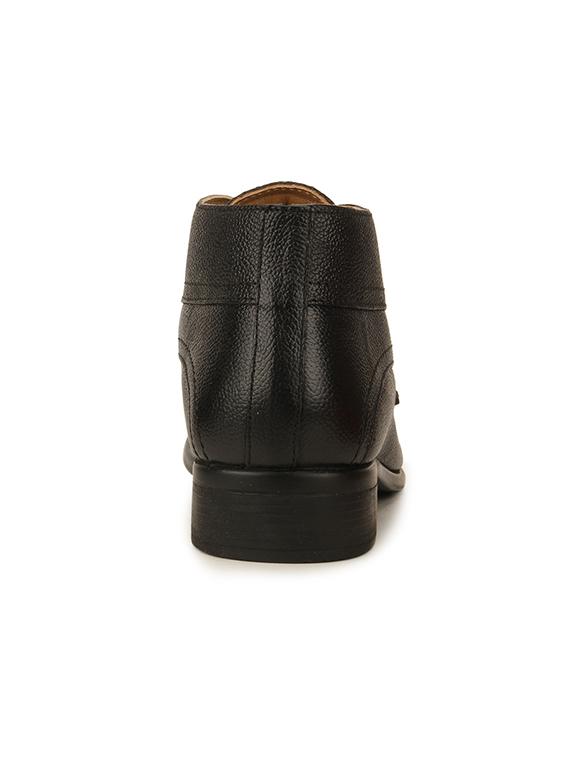 solid black lace up casual boots - 21132769 - Standard Image - 2