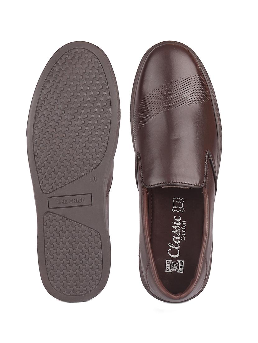 brown slip on shoes - 21132855 - Standard Image - 2