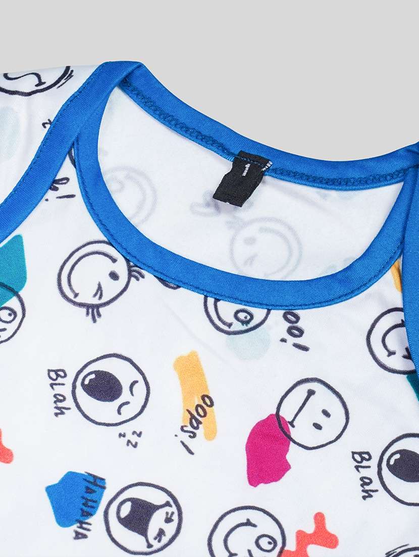 kids pack of 3 printed rompers - 21134743 - Standard Image - 7