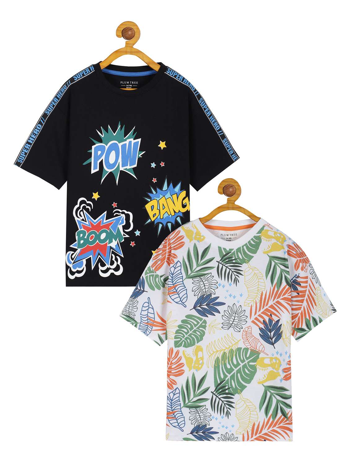 kids pack of 2 printed t-shirt