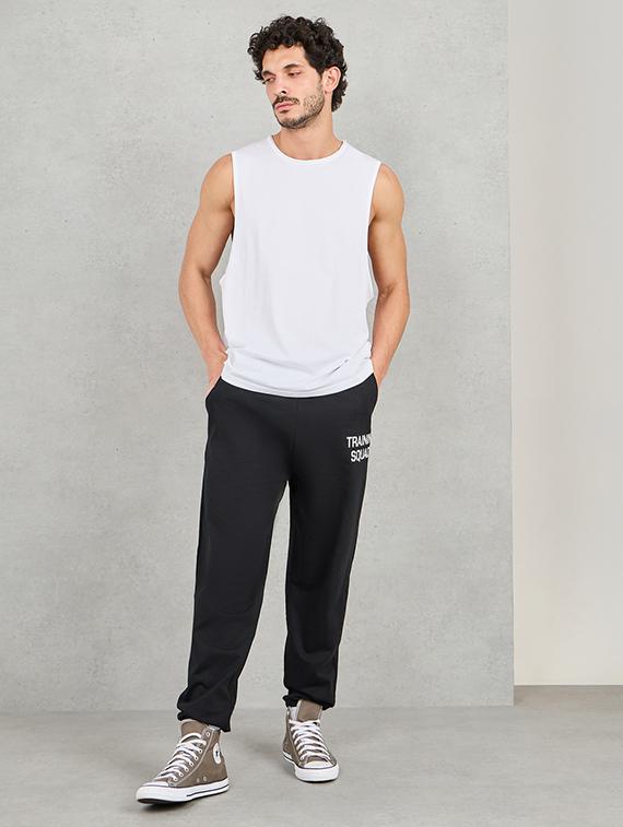 men mid rise cotton joggers track pant - 21135327 - Standard Image - 2