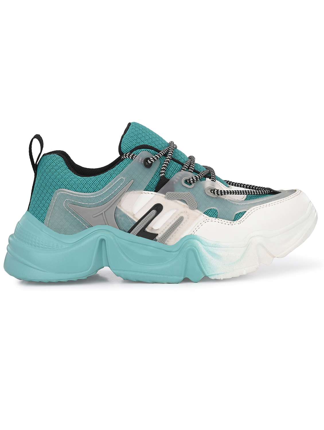 blue lace-up detailed sports shoes - 21136044 -  Standard Image - 2