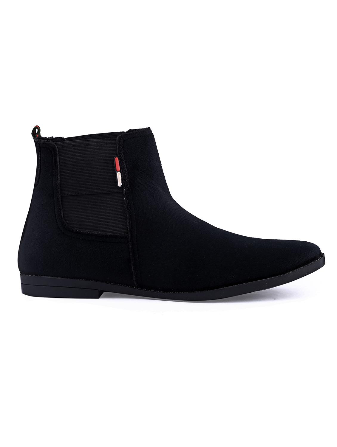 black solid high ankle boot - 21136054 - Standard Image - 2