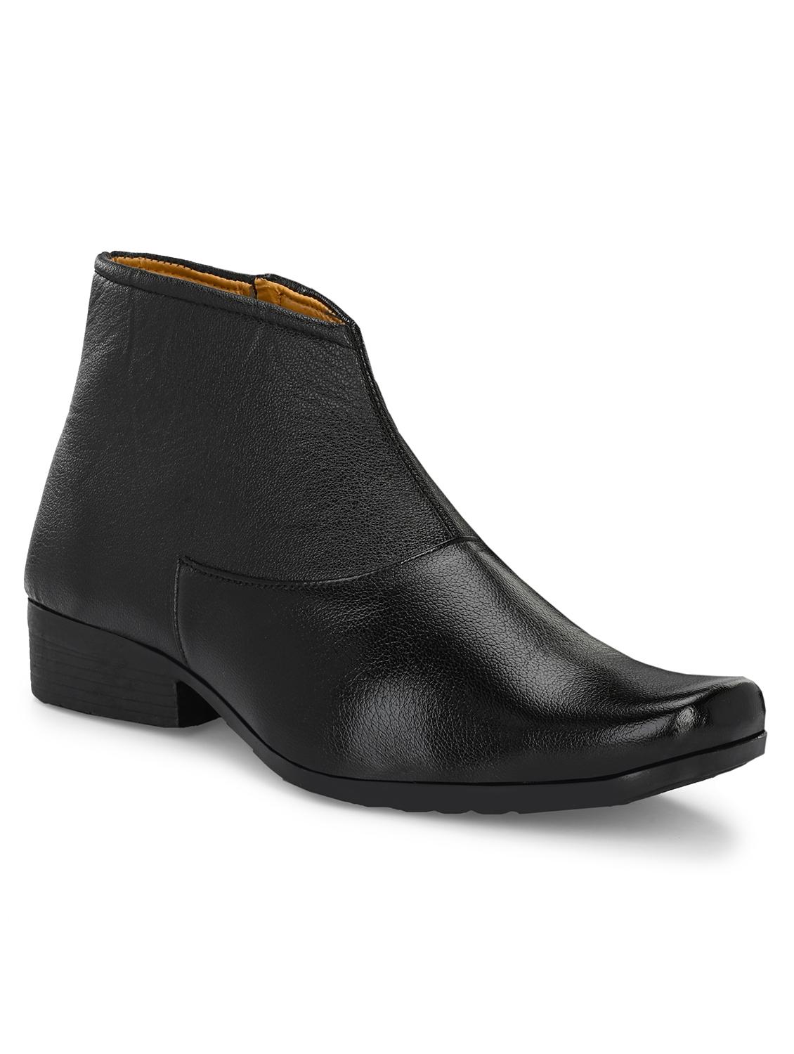 black solid high ankle boot - 21136057 - Zoom Image - 0