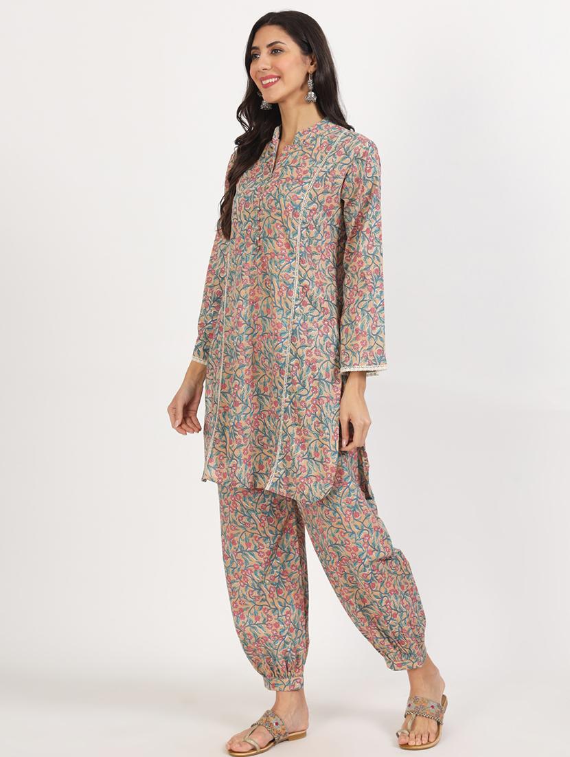 women printed kurta salwar set - 21136608 - Standard Image - 2