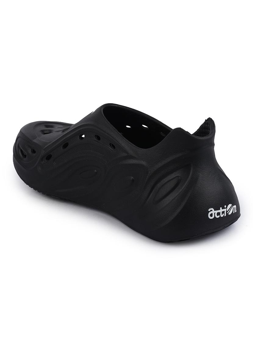 solid black slip on clogs - 21136659 - Standard Image - 2