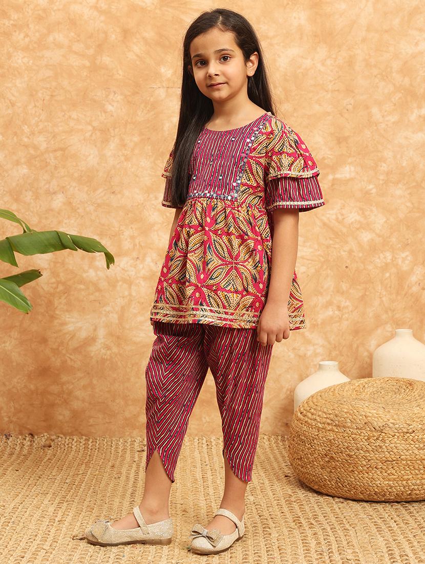 girls printed suit set - 21138280 - Standard Image - 2