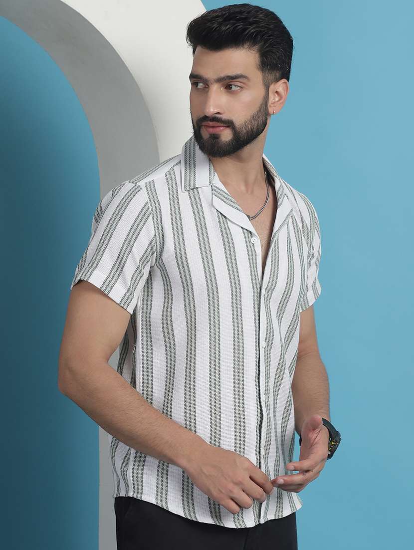 men striped casual shirt - 21139348 -  Standard Image - 2