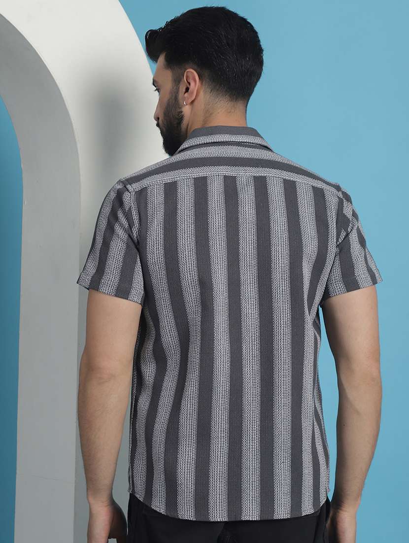 men striped casual shirt - 21139349 -  Standard Image - 2