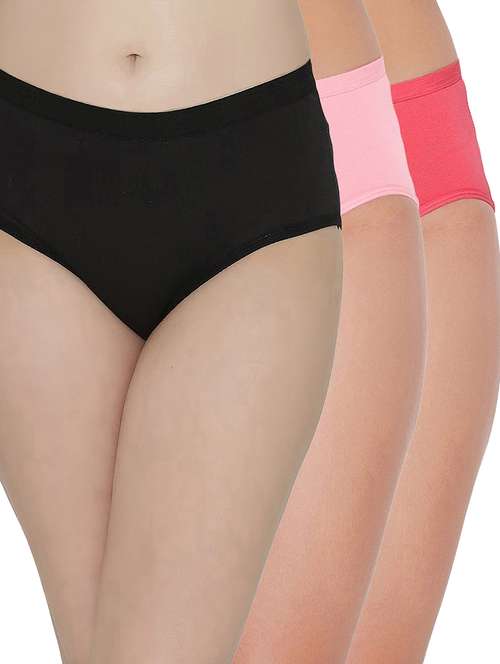 pack of 3 solid hipster panties - 21140229 - Standard Image - 0