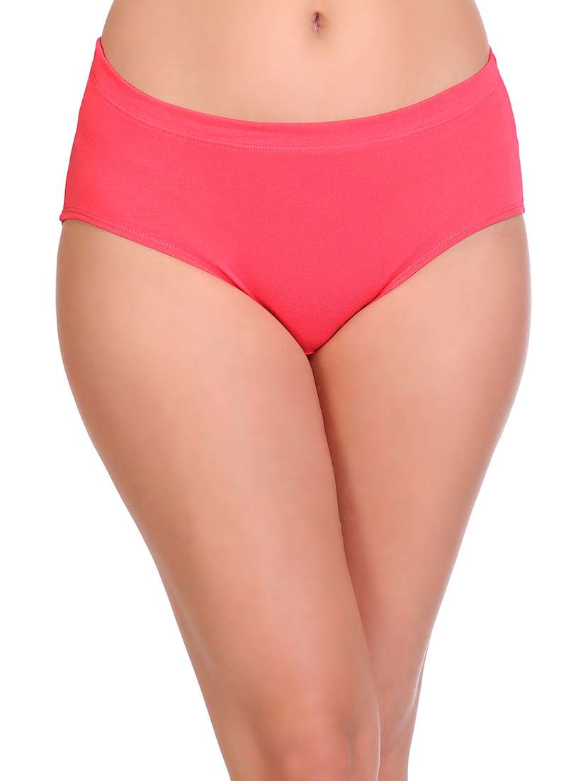 Pack Of 3 Solid Hipster Panties - 21140236 -  Standard Image - 2