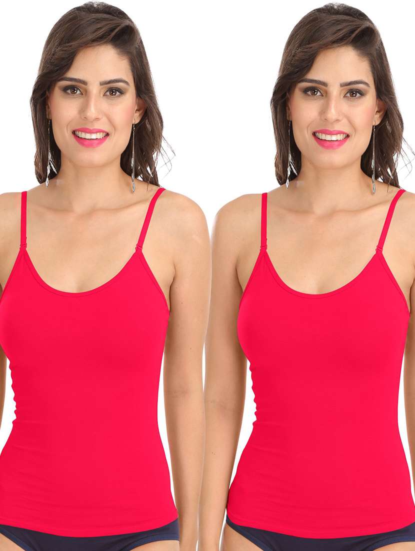 pack of 2 solid camisoles