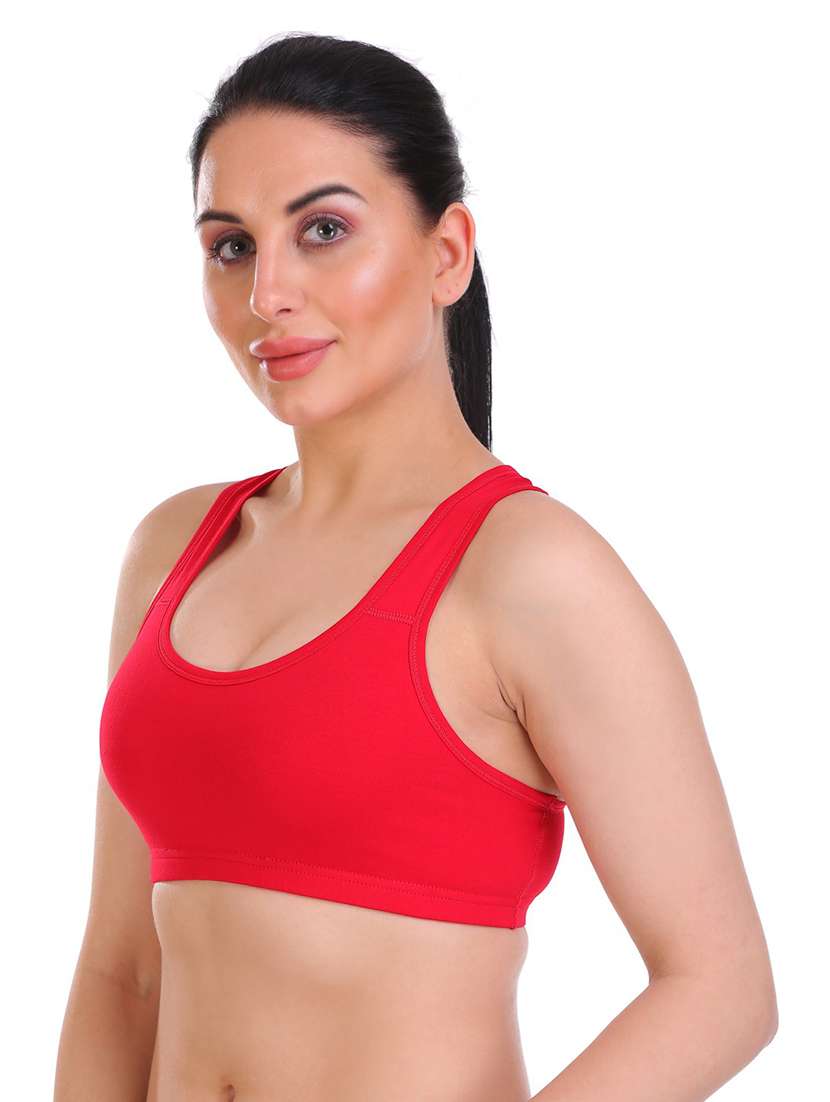 women solid set of 2 sports bra - 21140955 -  Standard Image - 2