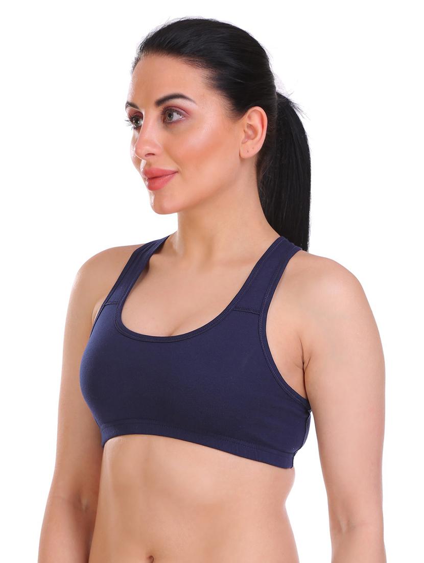 women solid set of 2 sports bra - 21140965 - Standard Image - 2