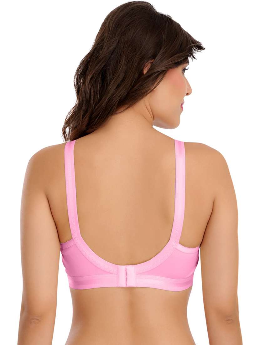 women multicolored solid set of 3 regular bra - 21141153 -  Standard Image - 7