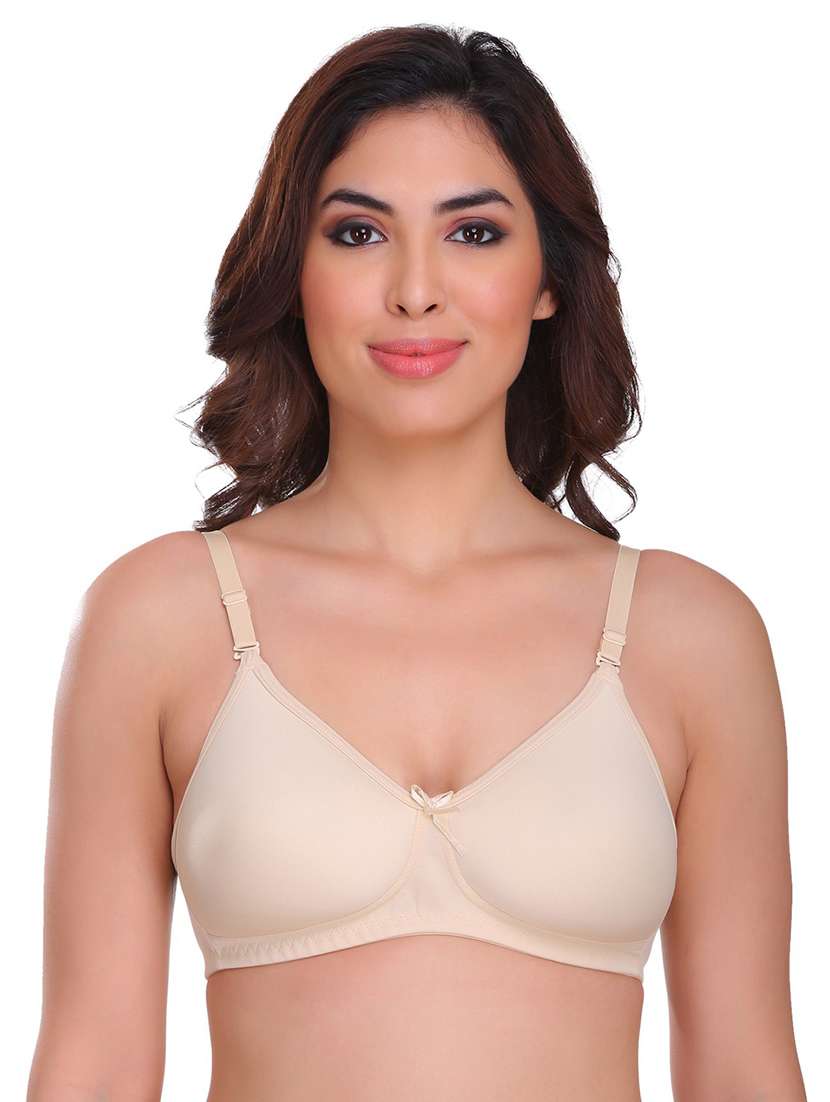 women pack of 2 solid t-shirt bra - 21141375 -  Standard Image - 2