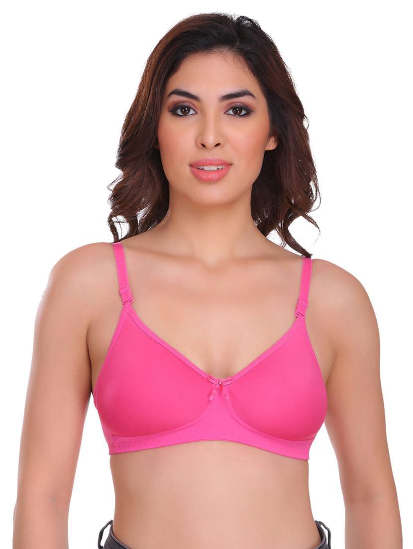 women pack of 2 solid t-shirt bra - 21141389 -  Standard Image - 2