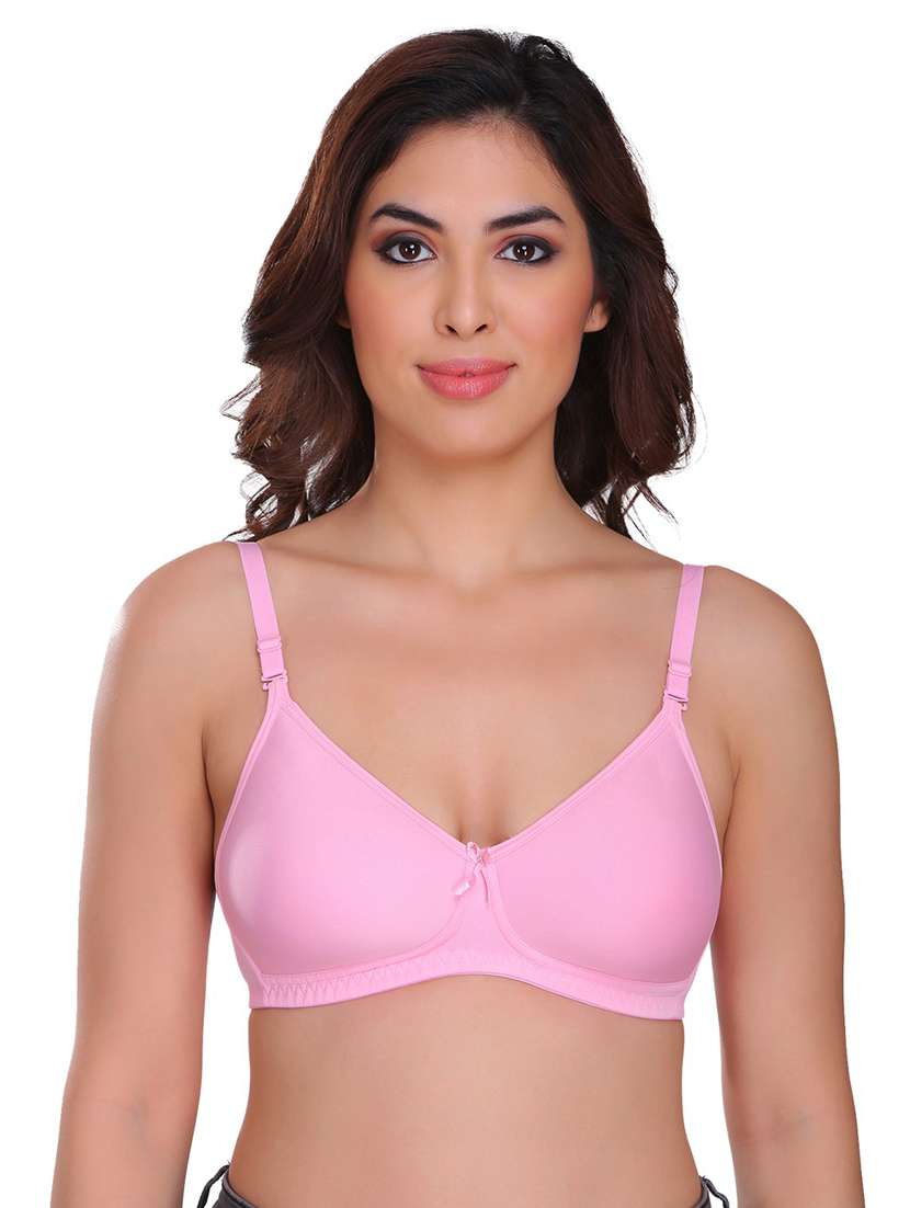 women pack of 2 solid t-shirt bra - 21141400 -  Standard Image - 2