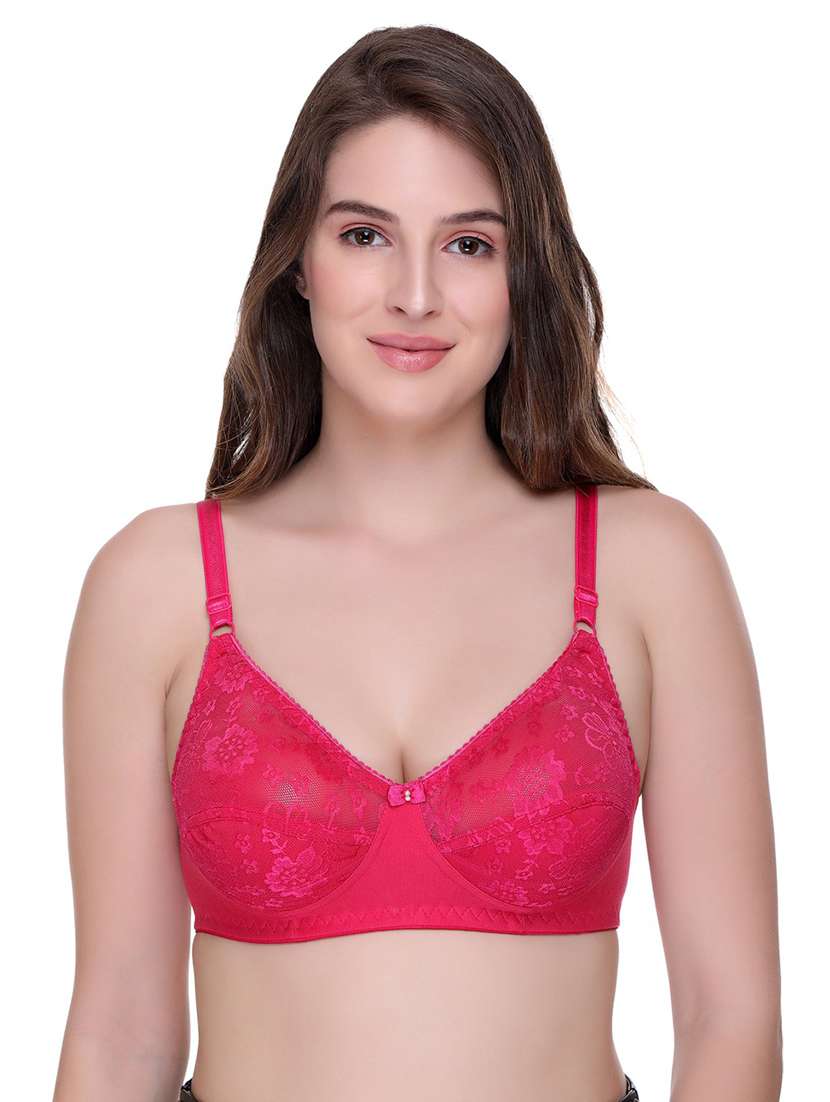 women pack of 2 self-designed regular bra - 21141505 -  Standard Image - 2