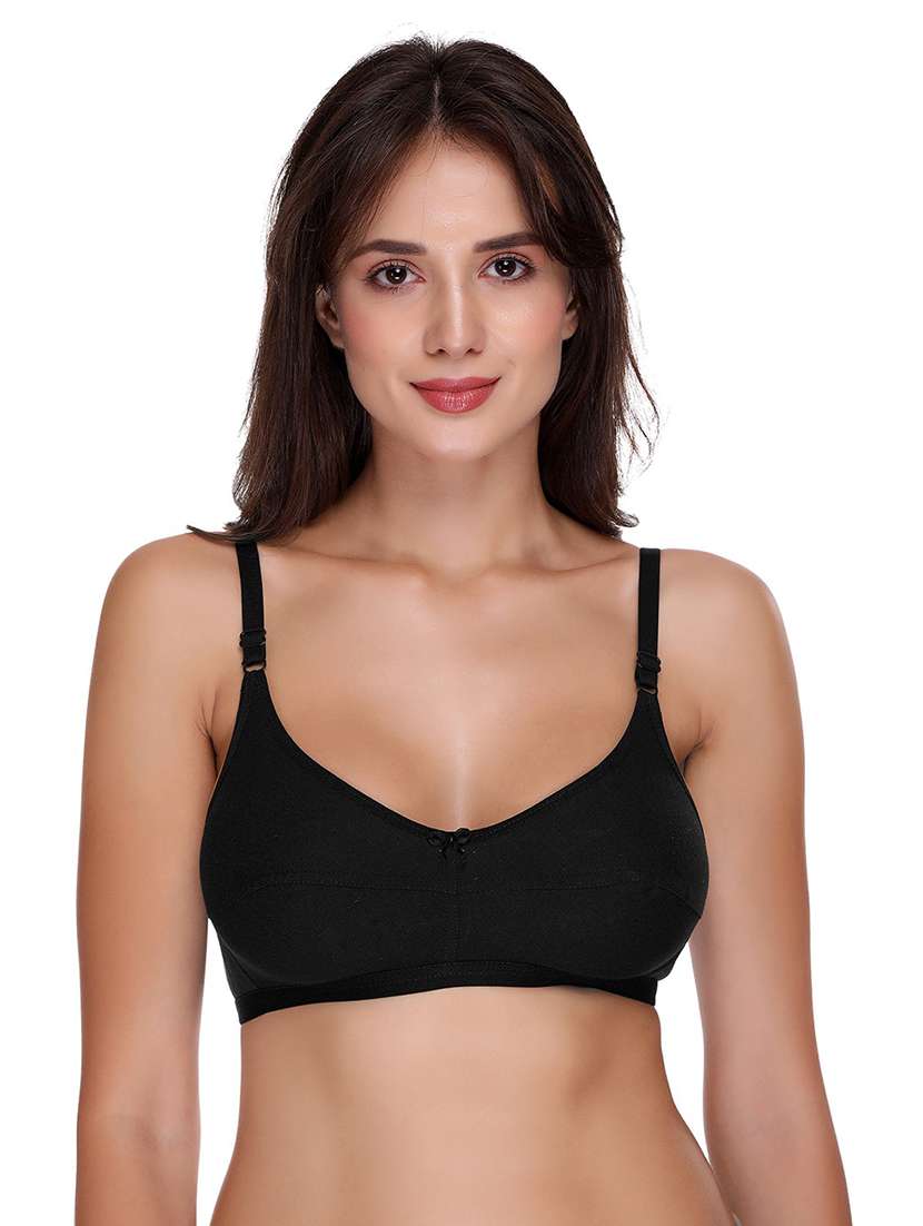 women pack of 2 solid bra - 21142142 -  Standard Image - 2