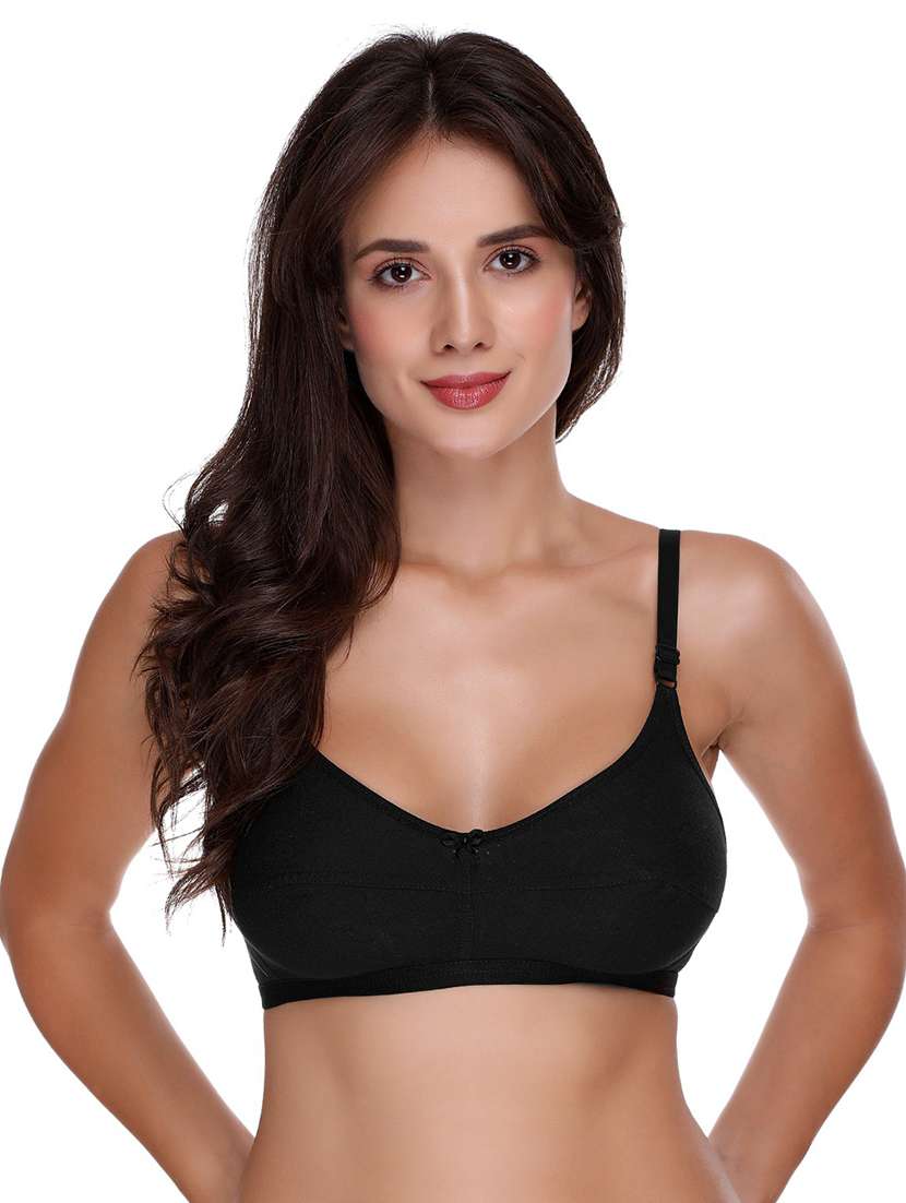 women pack of 2 solid bra - 21142144 -  Standard Image - 2