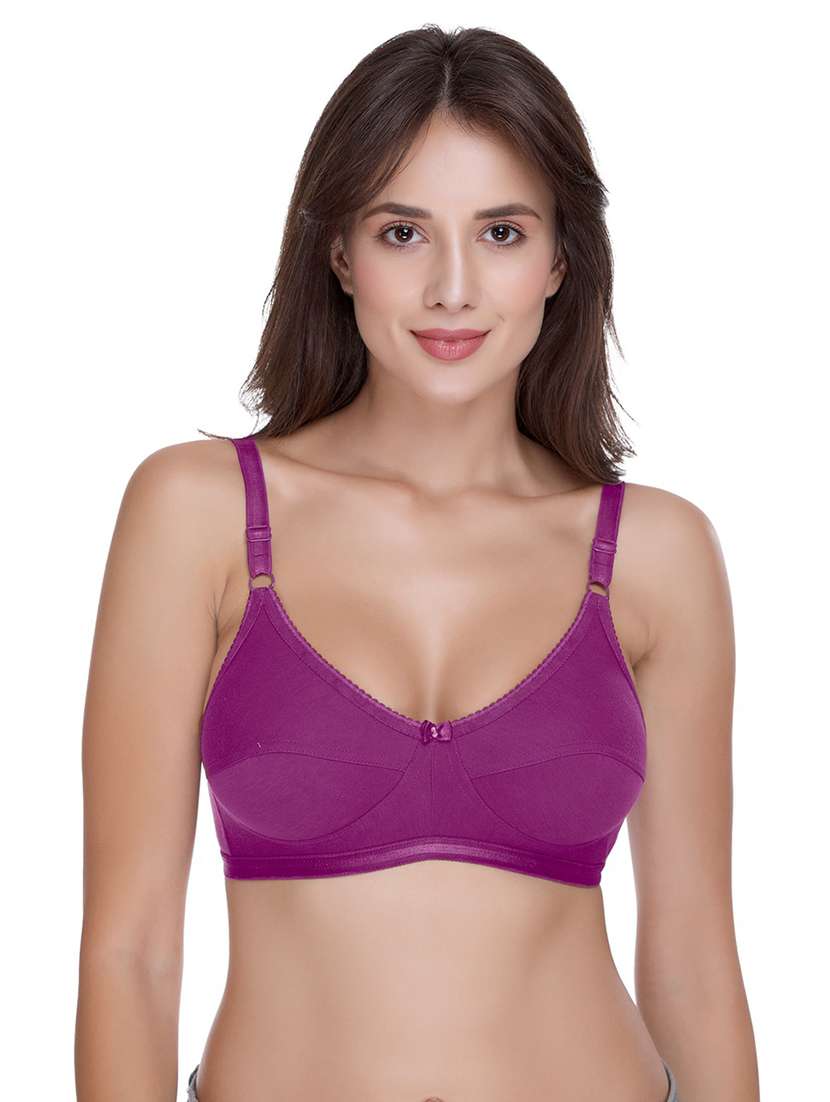 women pack of 2 solid bra - 21142146 -  Standard Image - 2