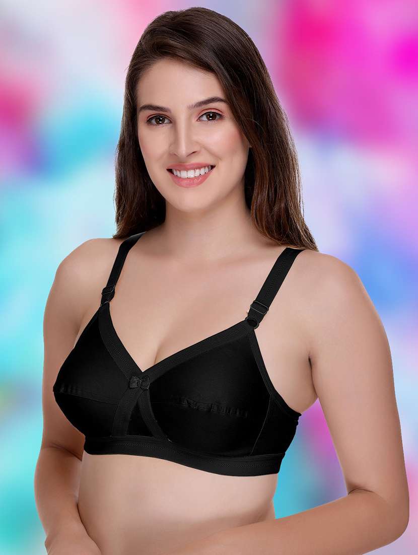 Women Pack Of 2 Solid Bra - 21142220 -  Standard Image - 2